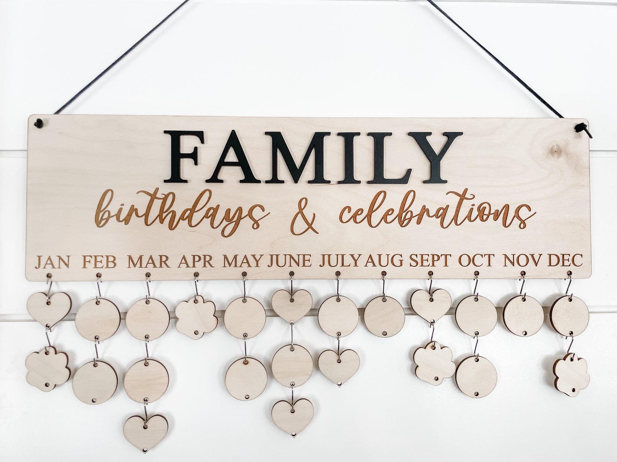 Family Birthday Calendar